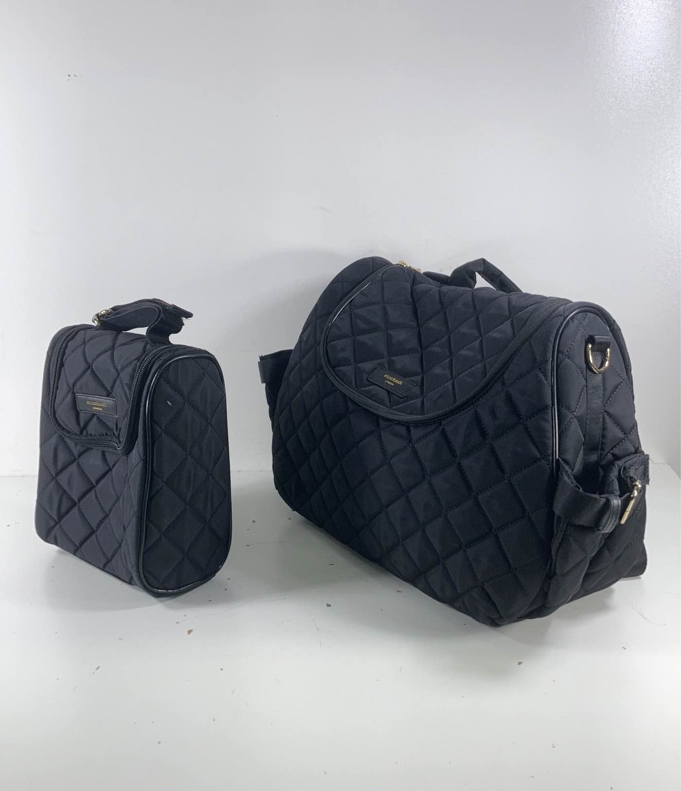 StorkSak Poppy Luxe Convertible Backpack With Food & Bottle Bag