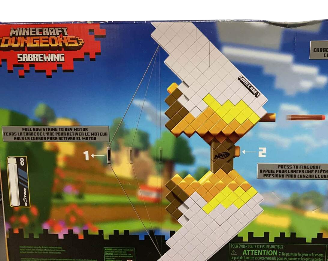 Nerf Minecraft Sabrewing