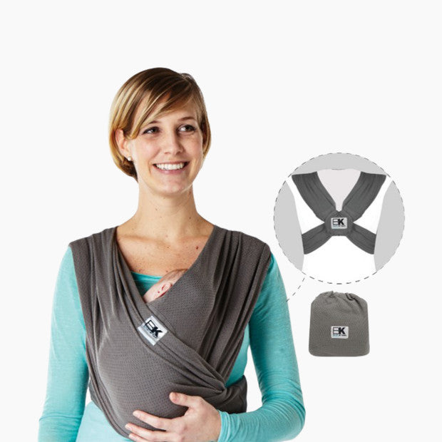 Baby K'tan Baby Carrier, XXS, Breeze, Charcoal