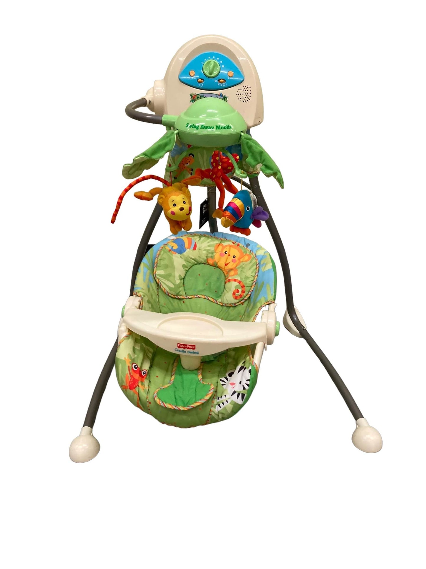 Fisher Price Open Top Cradle Swing, Rainforest