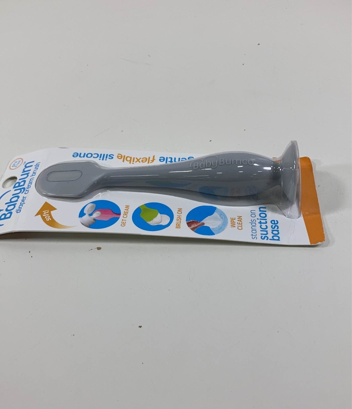 Baby Bum Bumco Diaper Rash Cream Brush, Gray