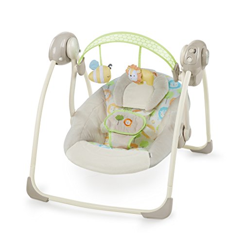 Ingenuity Soothe N Delight Portable Swing, Snails