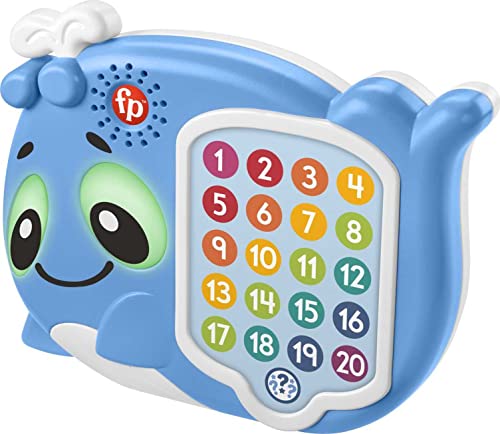 Fisher Price Linkimals 1-20 Count & Quiz Whale Interactive Musical Learning Toy