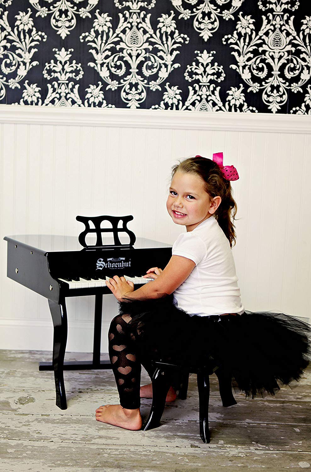 Schoenhut Baby Grand Piano With Bench