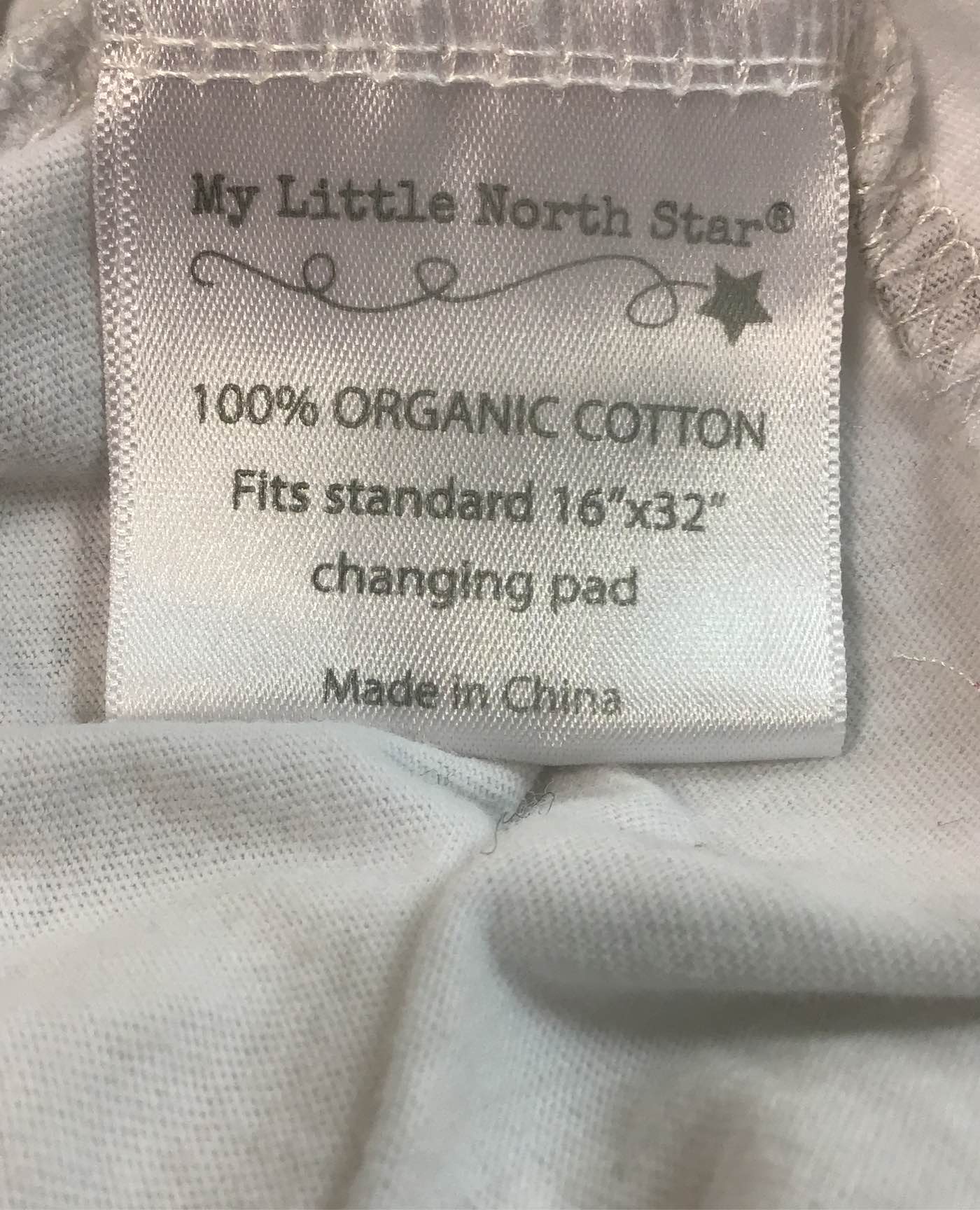 My Little North Star Organic Changing Pad Cover