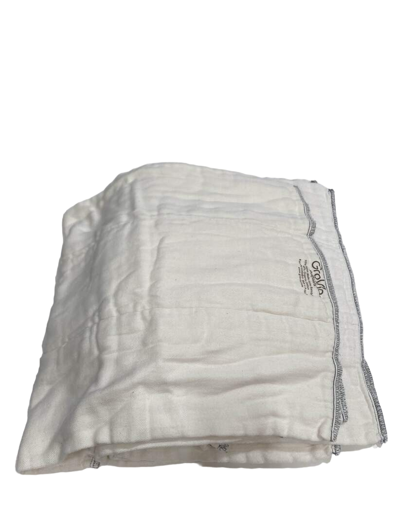 GroVia Bamboo Prefolds, 3 Pack