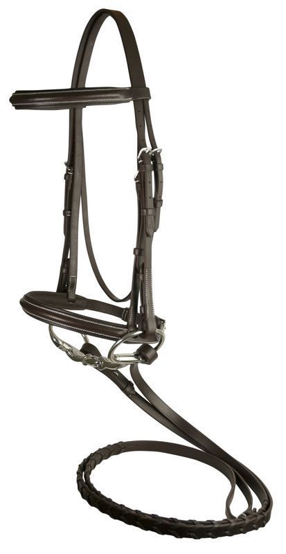 DaVinci Raised Pad Bridle/Lace Reins