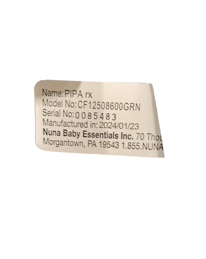 Nuna PIPA Rx Infant Car Seat, Granite , 2024