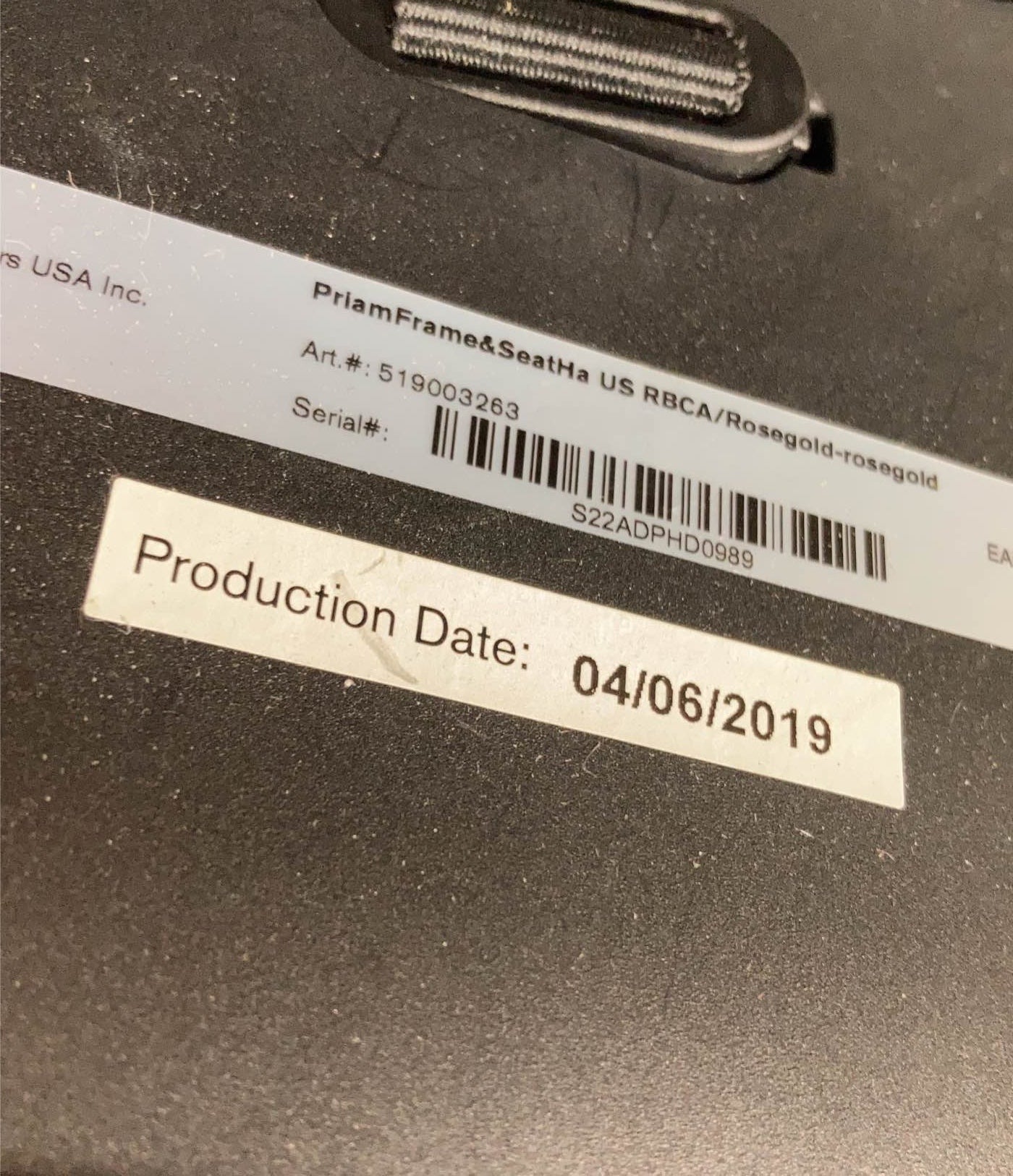 Cybex PRIAM Stroller, 2019, Rosegold, Indigo Blue