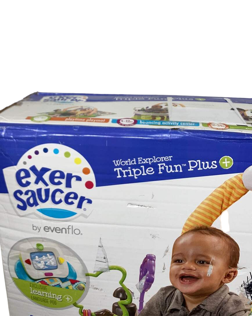 Evenflo ExerSaucer Triple Fun Active Learning Center