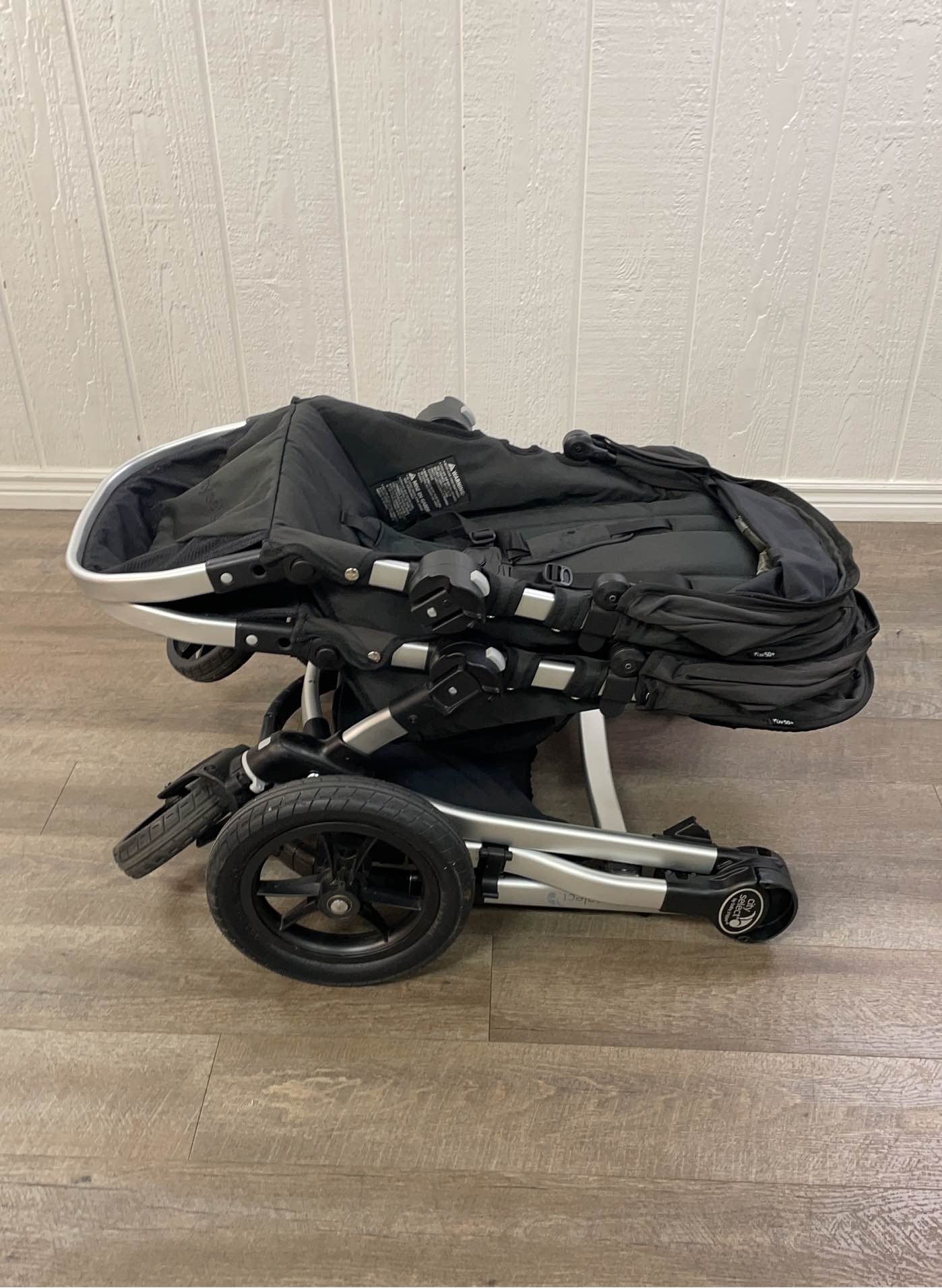 Baby Jogger City Select Double Stroller, Black, 2015