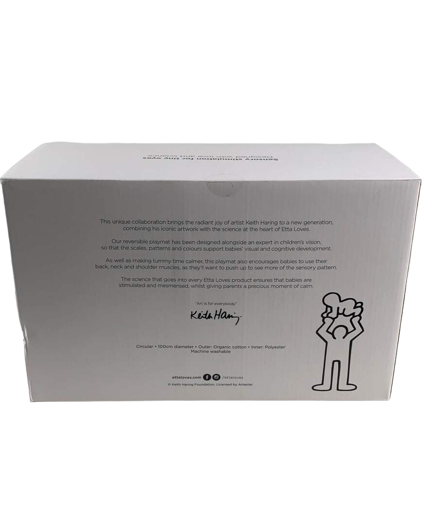 Etta Loves Reversible Sensory Playmat, Keith Haring