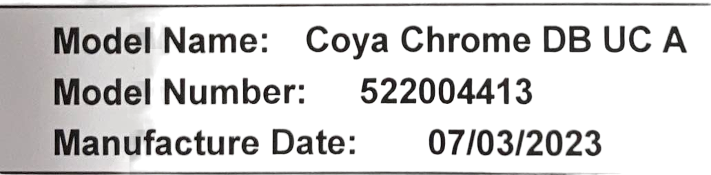 Cybex Coya, 2023, Chrome, Off White