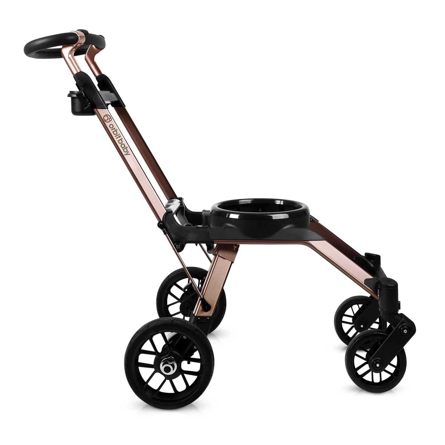Orbit BabyG5 Stroller With Snack Tray, 2021, Gold Frame, Grey Melange Seat