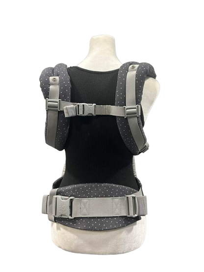  Ergobaby 360 All Positions Cotton Baby Carrier, Starry Sky, With Easy Snug Insert