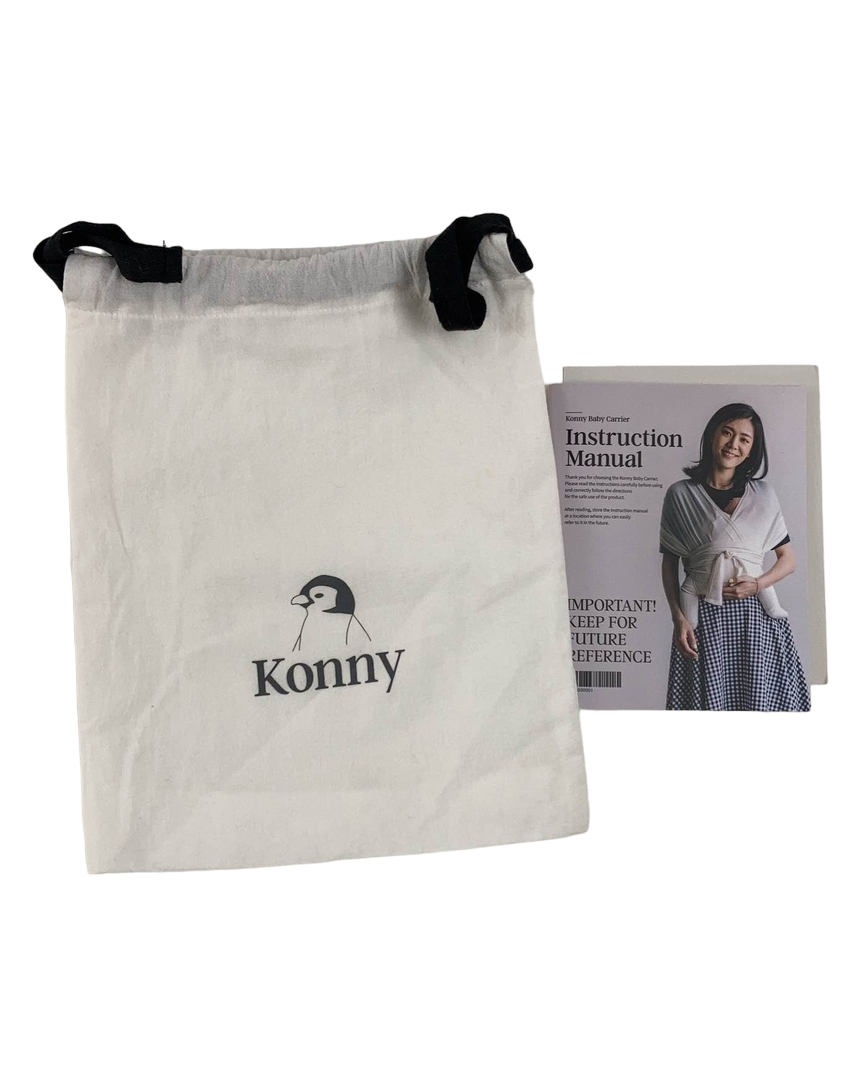  Konny Baby Wrap Carrier, Brown, Large