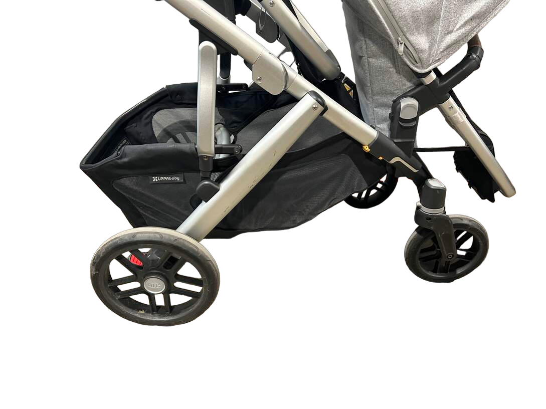  UPPAbaby VISTA V2 Double Stroller, 2020, Stella (Grey Brushed Melange)