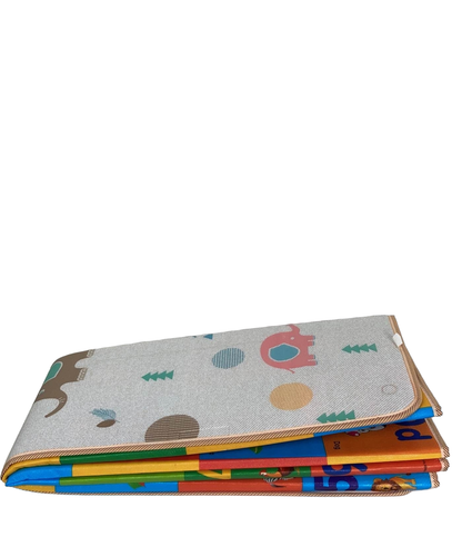  Little Journey Reversible Foam Playmat, Forest Animals/ABC Neutral
