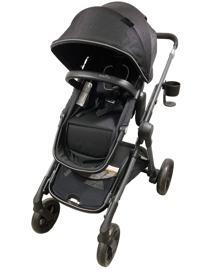  Evenflo Pivot Xpand Modular Travel System Stroller, 2022, Ayrshire Black
