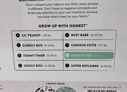  Honest Company Diapers, Size 6, 44 Count