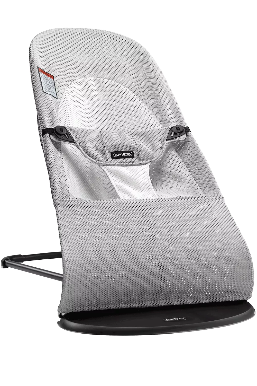  BabyBjorn Bouncer Balance, Silver White Mesh, Light Gray Frame