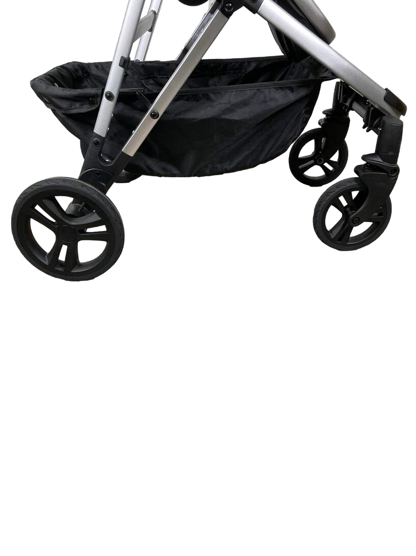  Mockingbird Single To Double Stroller, 2023, Silver With Penny Leather, Sea, Windowpane