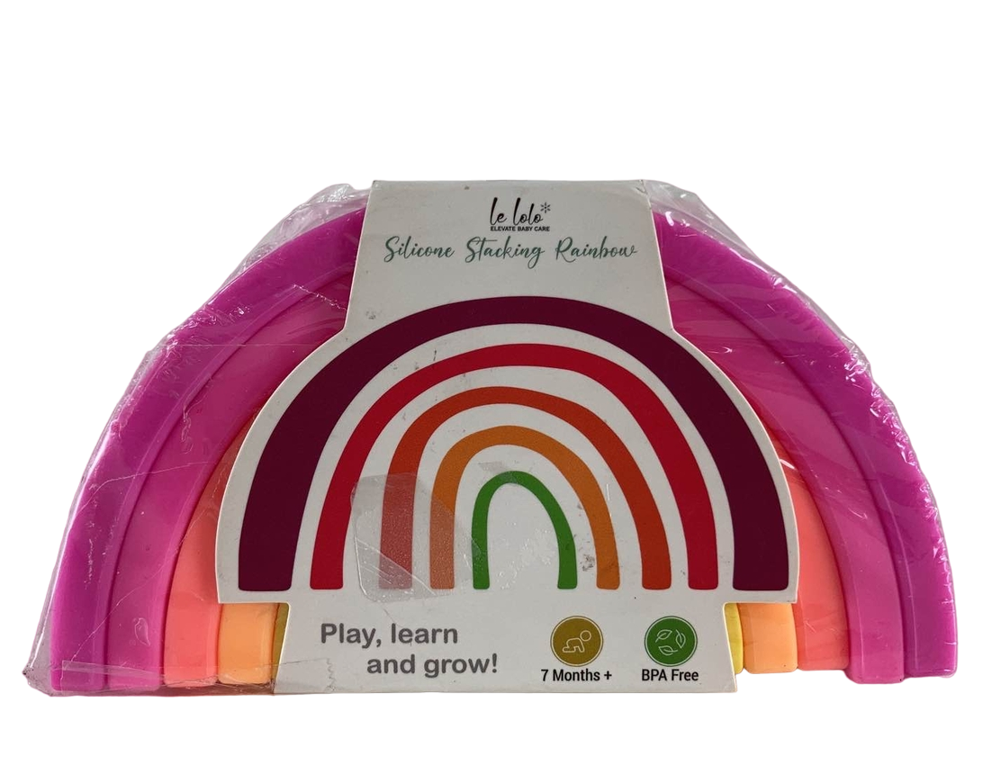  Le Lolo By Anpei Silicone Stacking Rainbow, Vibrant