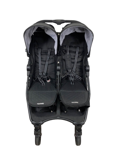  Valco Baby Slim Twin Stroller, Licorice Black, 2022