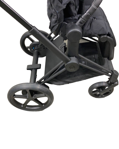 Cybex E-PRIAM Electric Stroller, Matte Black, Deep Black, 2021