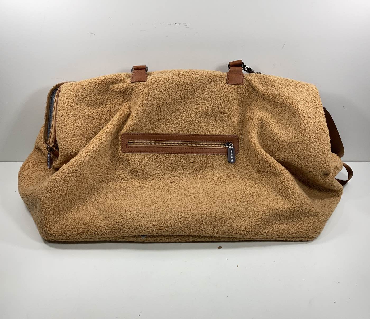  Childhome Canvas Mommy Bag, XL Diaper Bag, Teddy Brown