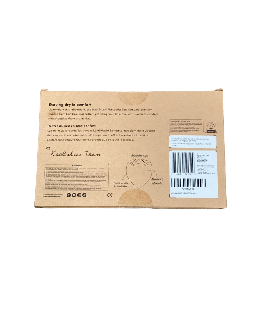  KeaBabies Organic Bandana Bibs, Spice
