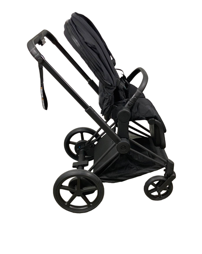  Cybex E-PRIAM Electric Stroller, Matte Black, Deep Black, 2021