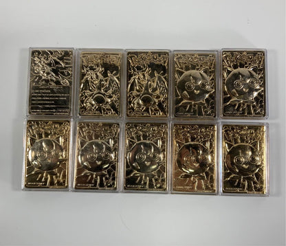  BUNDLE Special Edition Pokémon 23 Karat Gold Plated Trading Cards