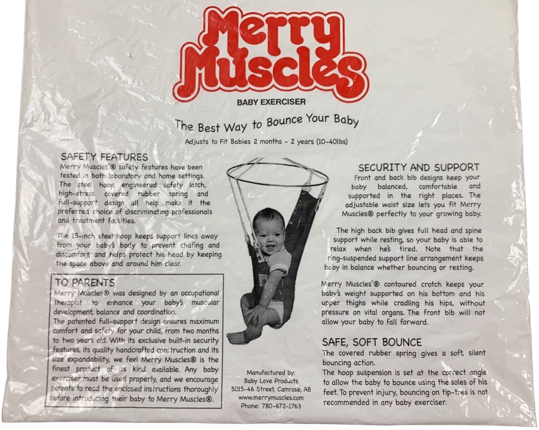  Merry Muscles Ergonomic Jumper Exerciser Baby Bouncer