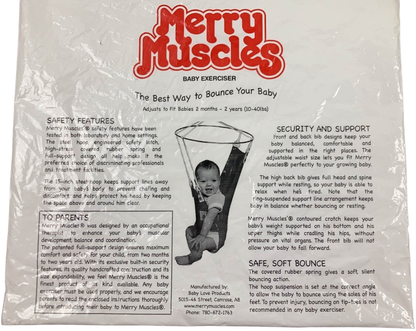 Merry Muscles Ergonomic Jumper Exerciser Baby Bouncer