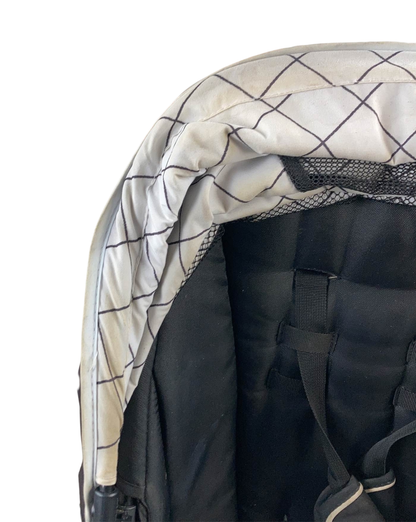  Mockingbird Single To Double Stroller With Accessories, 2021, Silver With Penny Leather, Windowpane, Black