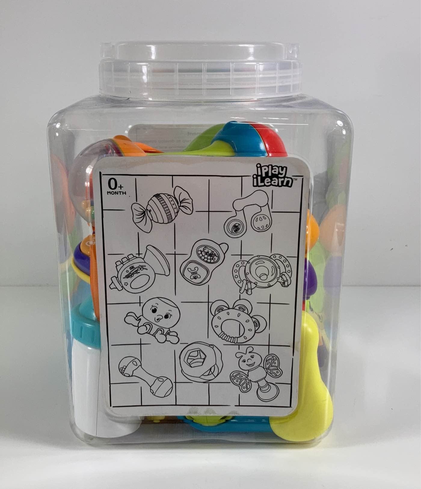  IPlay, ILearn 10-Piece Baby Rattle Set
