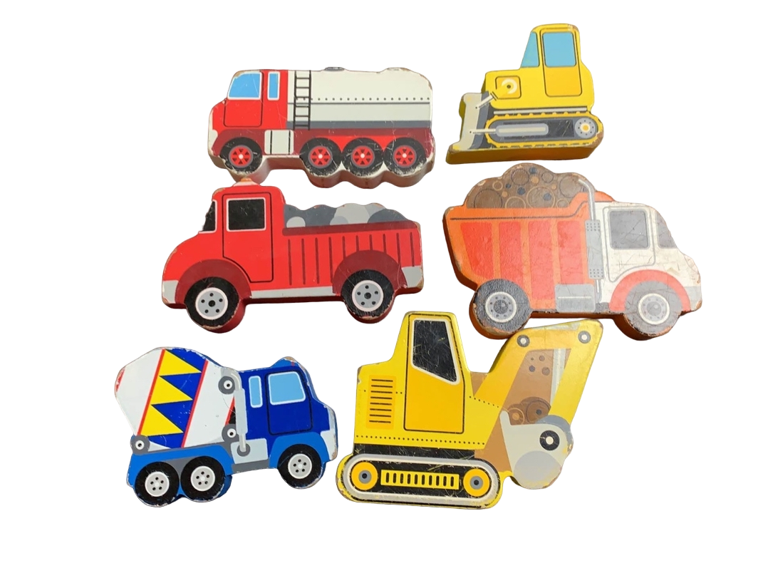 Melissa & Doug Chunky Puzzle, Construction