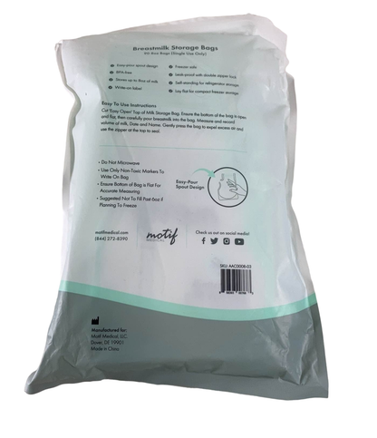  Motif Medical Breast Milk Storage Bags