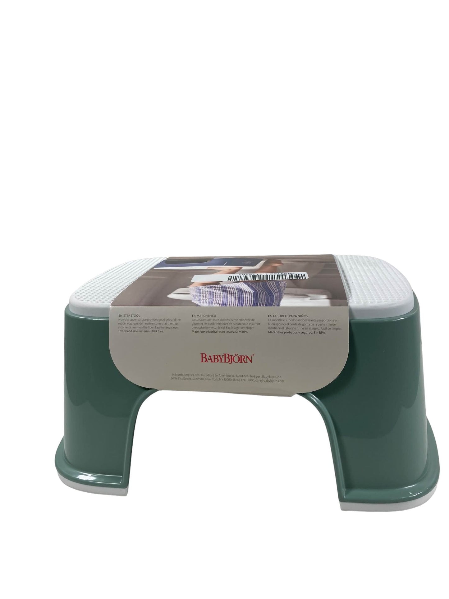  BabyBjorn Step Stool, Deep Green/ White