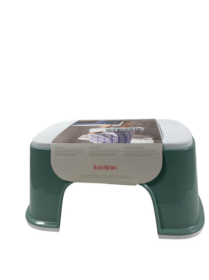  BabyBjorn Step Stool, Deep Green/ White