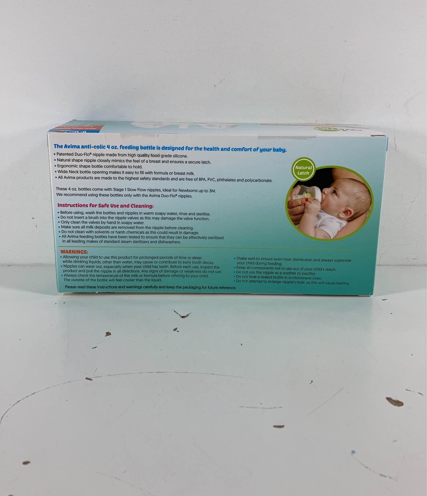  Avima Baby Baby Bottles Wide Neck Set Of 3