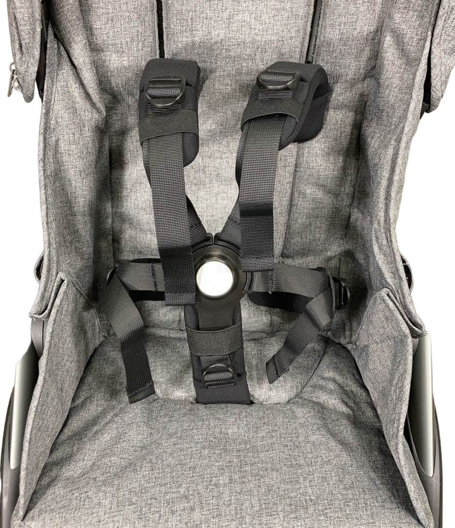  Bugaboo Dragonfly Stroller, Graphite, Grey Melange, Grey Melange, 2023