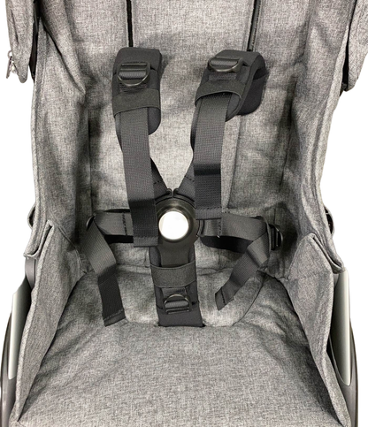  Bugaboo Dragonfly Stroller, Graphite, Grey Melange, Grey Melange, 2023
