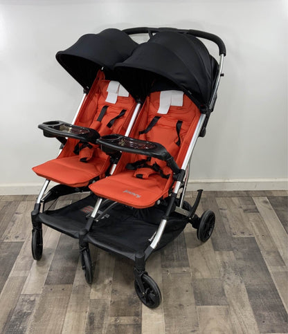  Joovy Kooper X2 Double Stroller, Paprika