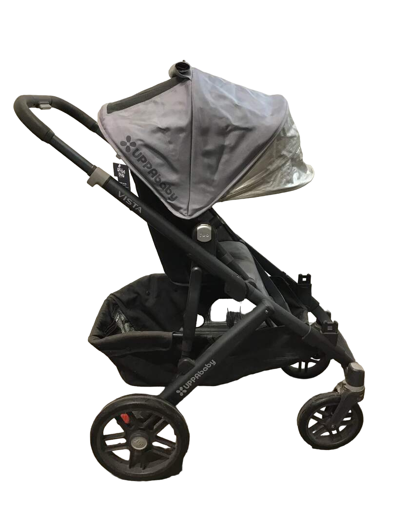  UPPAbaby VISTA Double Stroller, 2015, Blue Melange