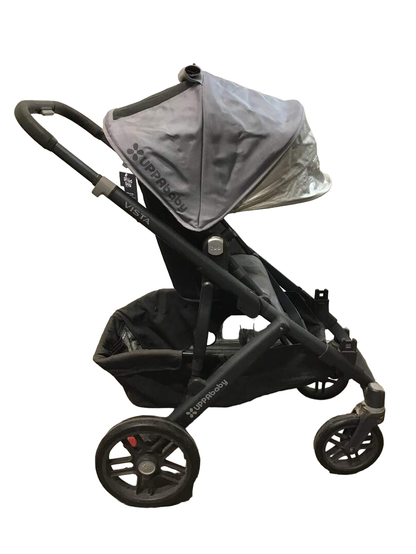  UPPAbaby VISTA Double Stroller, 2015, Blue Melange