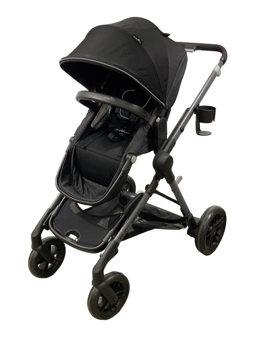  Evenflo Pivot Xpand Modular Stroller, 2023, Ayrshire Black