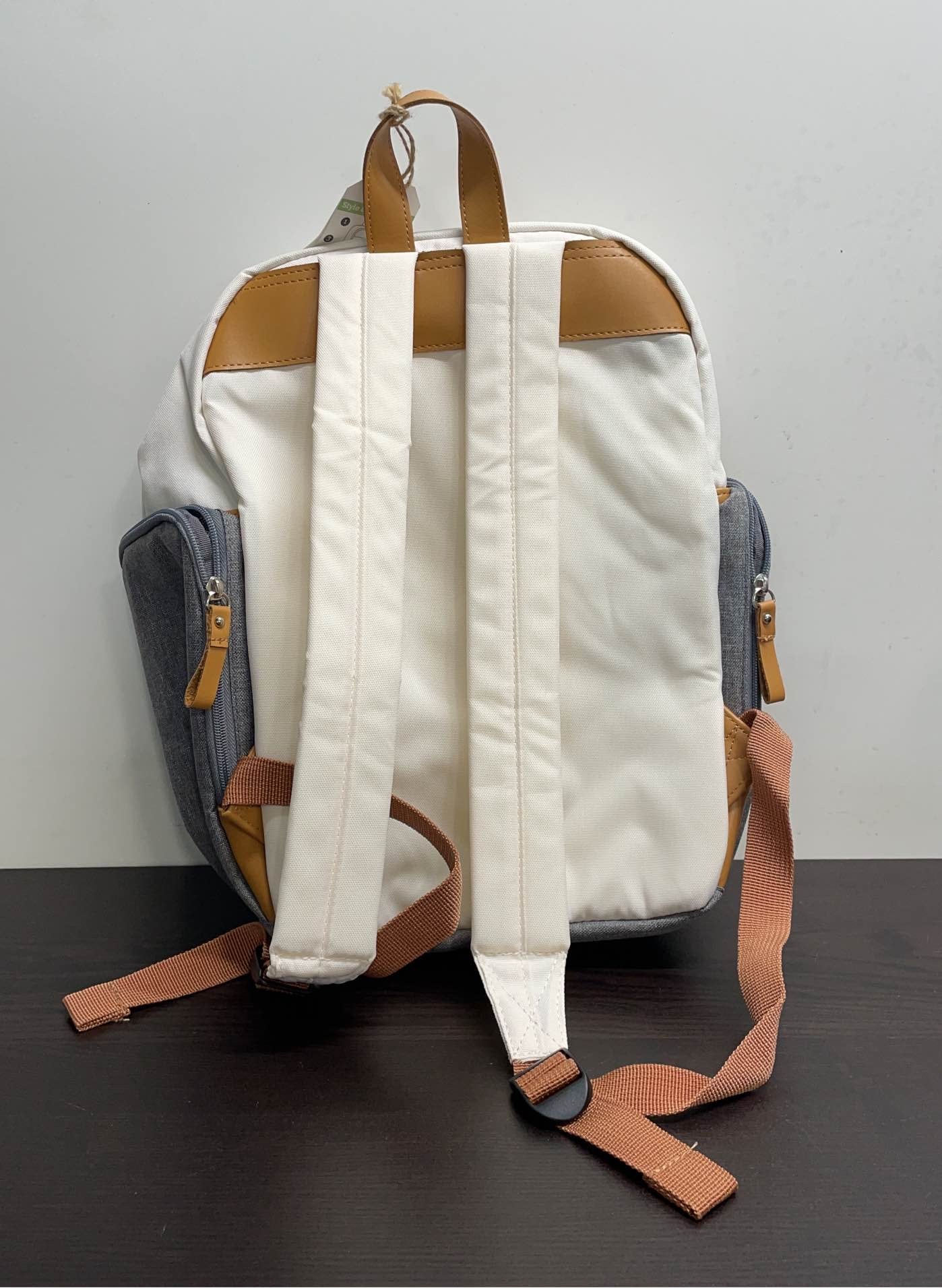  Parker Baby Co. Birch Bag Mini Diaper Backpack, Cream