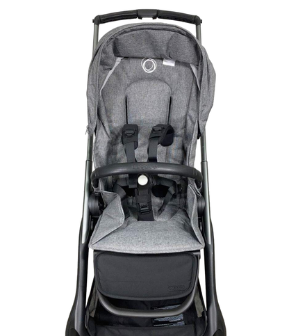  Bugaboo Dragonfly Stroller, Graphite, Grey Melange, Grey Melange, 2023